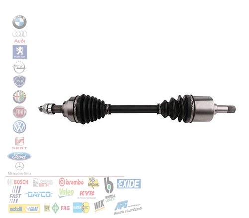 Semiasse semi albero sinistro - semiasse,
