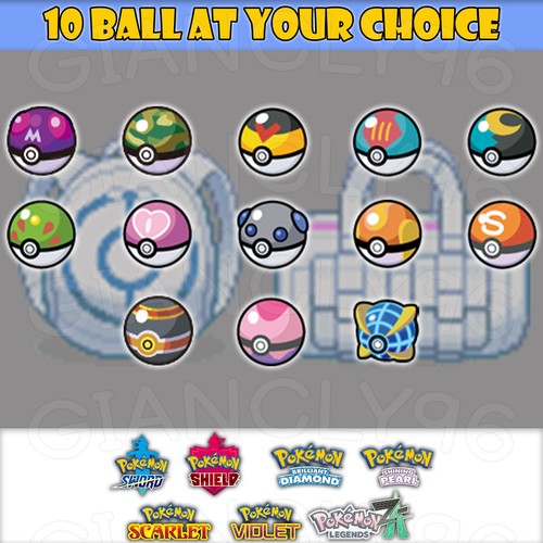 Item x10 ball your - ball, choice