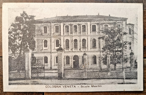 1916 cologna veneta scuole - cologna,