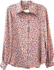 Camicia Zara floreale bottoni