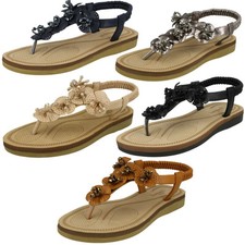 Infradito Con Decorazione A Fiori Bead Per Signore Savannah *F0R0099*