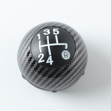 POMELLO CAMBIO COMPLETO PER FIAT 500 EFFETTO CARBONIO 5 MARCE LENTE RICAMBIO