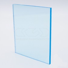 Lastra plexiglass Azzurro trasparente su misura spessore 3 mm