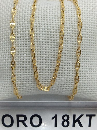 Collana oro giallo 750 18 - in,