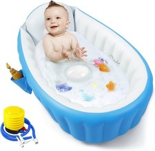 Pandaear Vasca Da Bagno Gonfiabile per Bambini, Vasca Da Bagno Portatile DA049