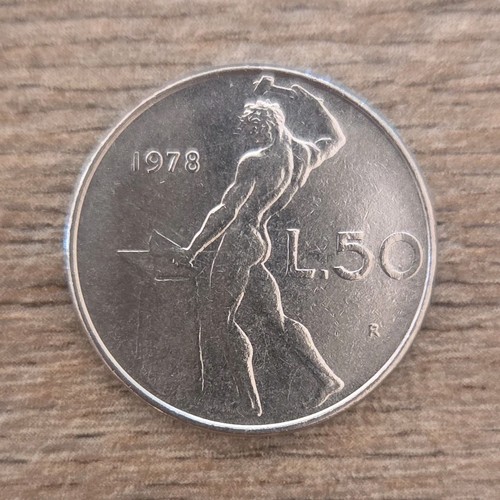 Lire vulcano 1978 moneta - vulcano,