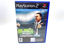 FOOTBALL MANAGER CAMPIONATO 2006 SONY PS2 PLAYSTATION 2 PAL ITALIANO ORIGINALE