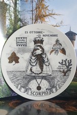 PIERO FORNASETTI RARO PIATTO SCORPIONE ANNI 70 CONDIZIONI TOP