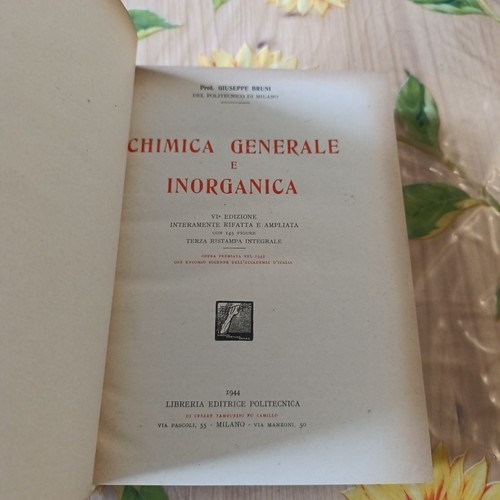 Chimica generale inorganica - e,
