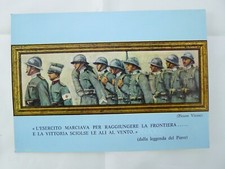 CARTOLINA MILITARE PITTORE VITONE TORRE DEL BENACO REDUCI WW1  REDUCISTICA 1960 