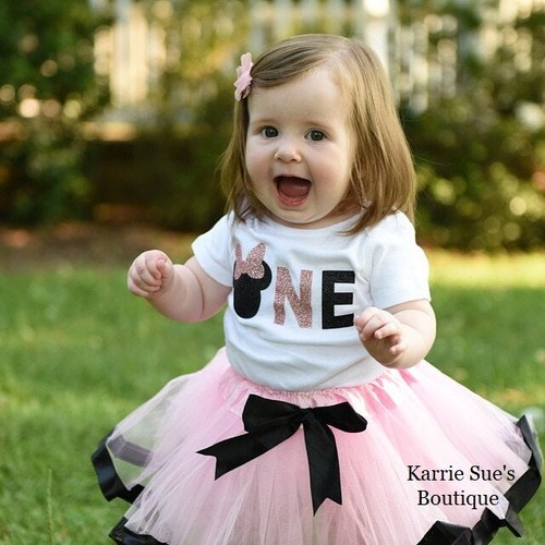 Minnie 1st birthday outfit - minnie,