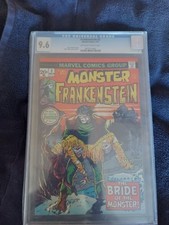 Marvel IL MOSTRO DI FRANKENSTEIN n. 2 (1973) CGC 9,6 NM pagine da bianco sporco a bianco 