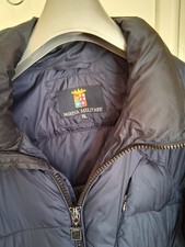 Marina Militare Piumino Uomo 100% piuma d’oca blue navy, ottimo stato Tg XL AK72