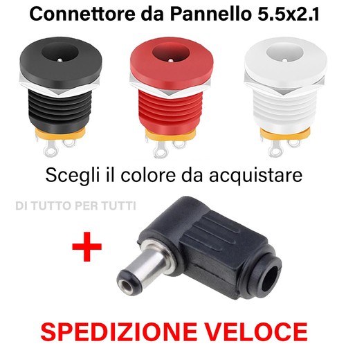 Connettori 2 1 12v - 5.5, 2.1