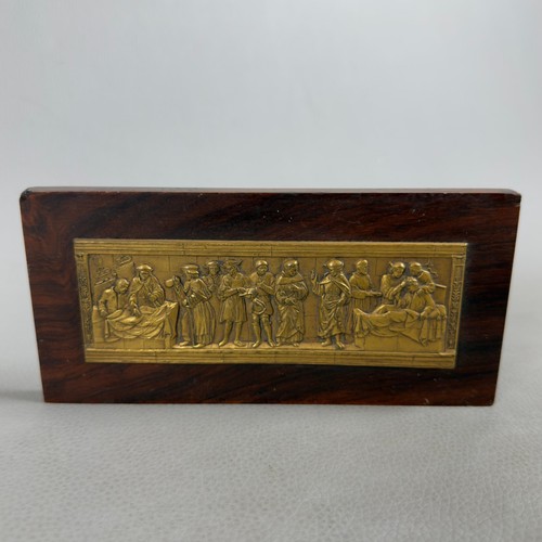 Quadretto altorilievo ottone - altorilievo,