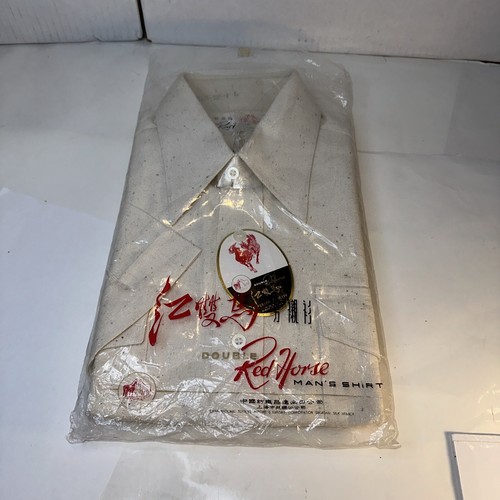 Camicia uomo cavallo - , rosso
