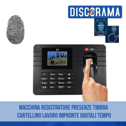 Macchina registratore presenze - registratore,