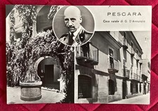 Cartolina PESCARA, Casa natale di G. D'ANNUNZIO anni '50