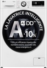 LG F2R7S09TSWC LAVATRICE VAPORE AI DD 9KG 1200 G TURBOWASH WI FI BIANCO A SLIM