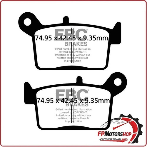 Pastiglie freni per moto swm - pastiglie,