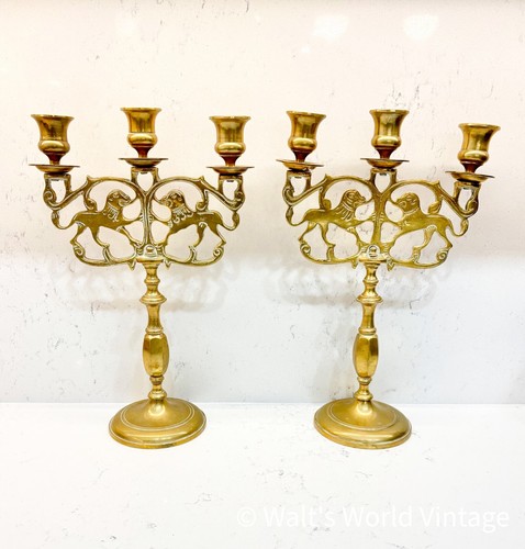 Antica coppia candelabri - coppia,