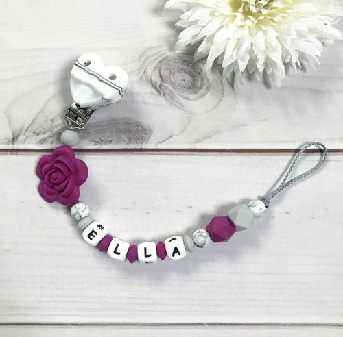 Nuckelkette name door pacifier - name,
