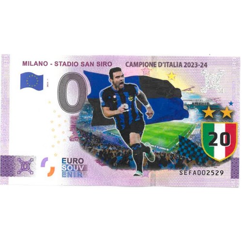 Zero euro souvenir - zero,
