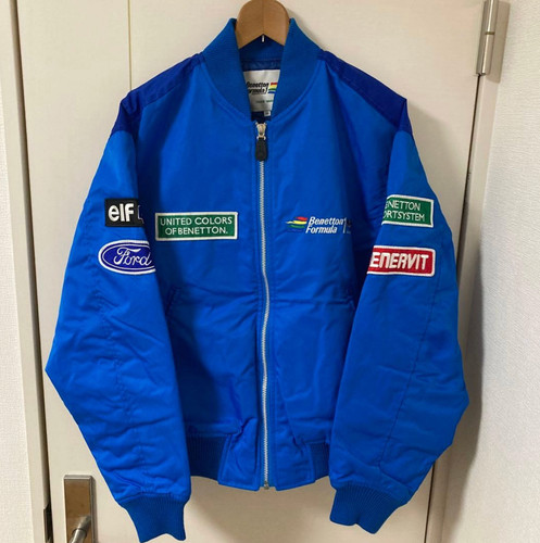 Giacca blu benetton formula - benetton,