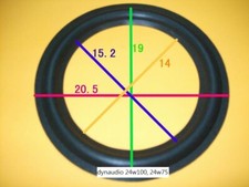 Dynaudio Altoparlante 8,5" Schiuma Surround 21W54 21W-5406 24W-100 22W75 24W75 