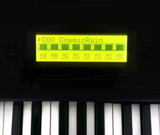 Display LCD giallo nuovo con