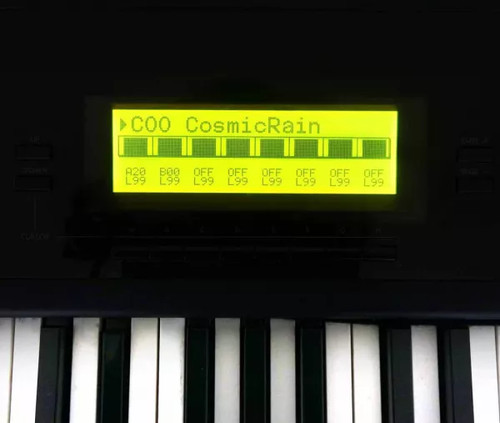 Display lcd giallo - lcd, nuovo