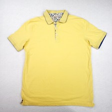 Polo Cristiano Fissore uomo taglia M vestibilità classica gialla