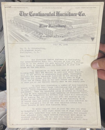 1928 high point north - 1928,