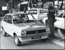 Foto vintage Ford Fiesta Salone Auto Parigi 1976 Ft 36696 - Stampa 24x18 cm