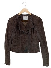 VERO MODA Giacca in pelle Donna Giacca Taglia IT 38 marrone stile stravagante