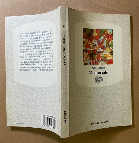 Paolo volponi memoriale - paolo,
