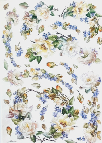 Carta decoupage formato cm - carta,
