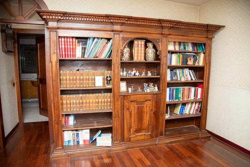 Libreria legno antica - legno,