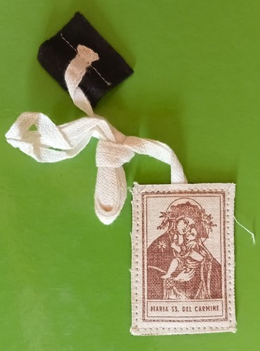 Santino scapolare incisione - , su