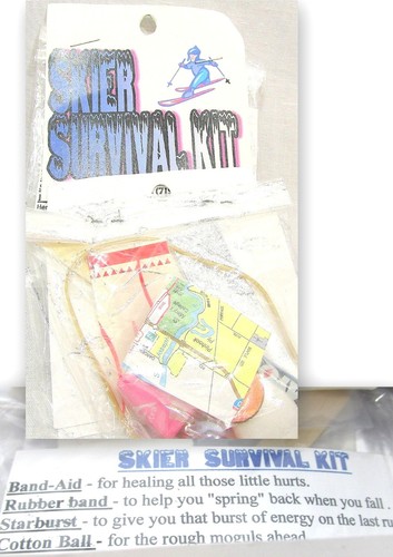 Kit sopravvivenza sci neve - sci,