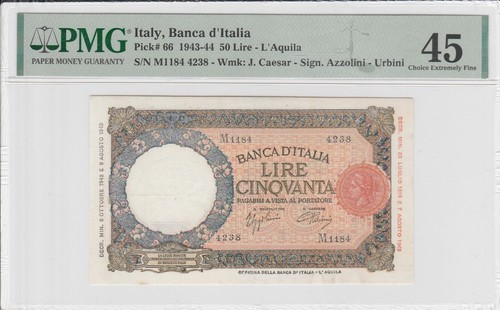 Italy lire 1943 - 50,