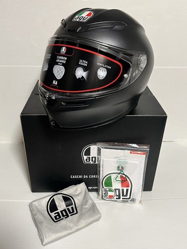 Agv matte black asian fit - agv, k6