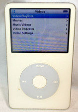 Apple iPod A1136 Bianco 60GB Classic Funzionante