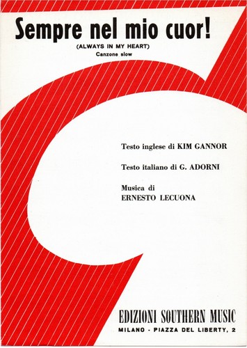 Spartito musicale sempre nel - spartito,