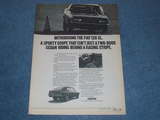 Pubblicità epoca fiat 128 - pubblicità, d'epoca