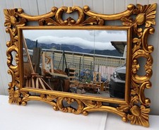 Specchio barocco in legno