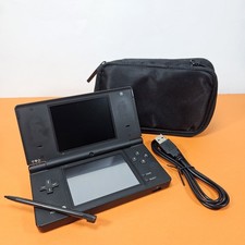 Console NINTENDO DSI NERO con PENNINO + CAVO + CUSTODIA TESTATO OTTIMO