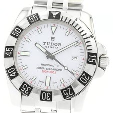 OROLOGIO TUDOR 20040 HYDRONAUT II DATA AUTOMATICO QUADRANTE BIANCO ACCIAIO INOX UOMO