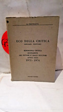 LIBRO ECO DELLA CRITICA