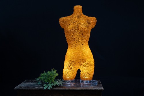 Lampada manichino mezzo busto - mezzo,